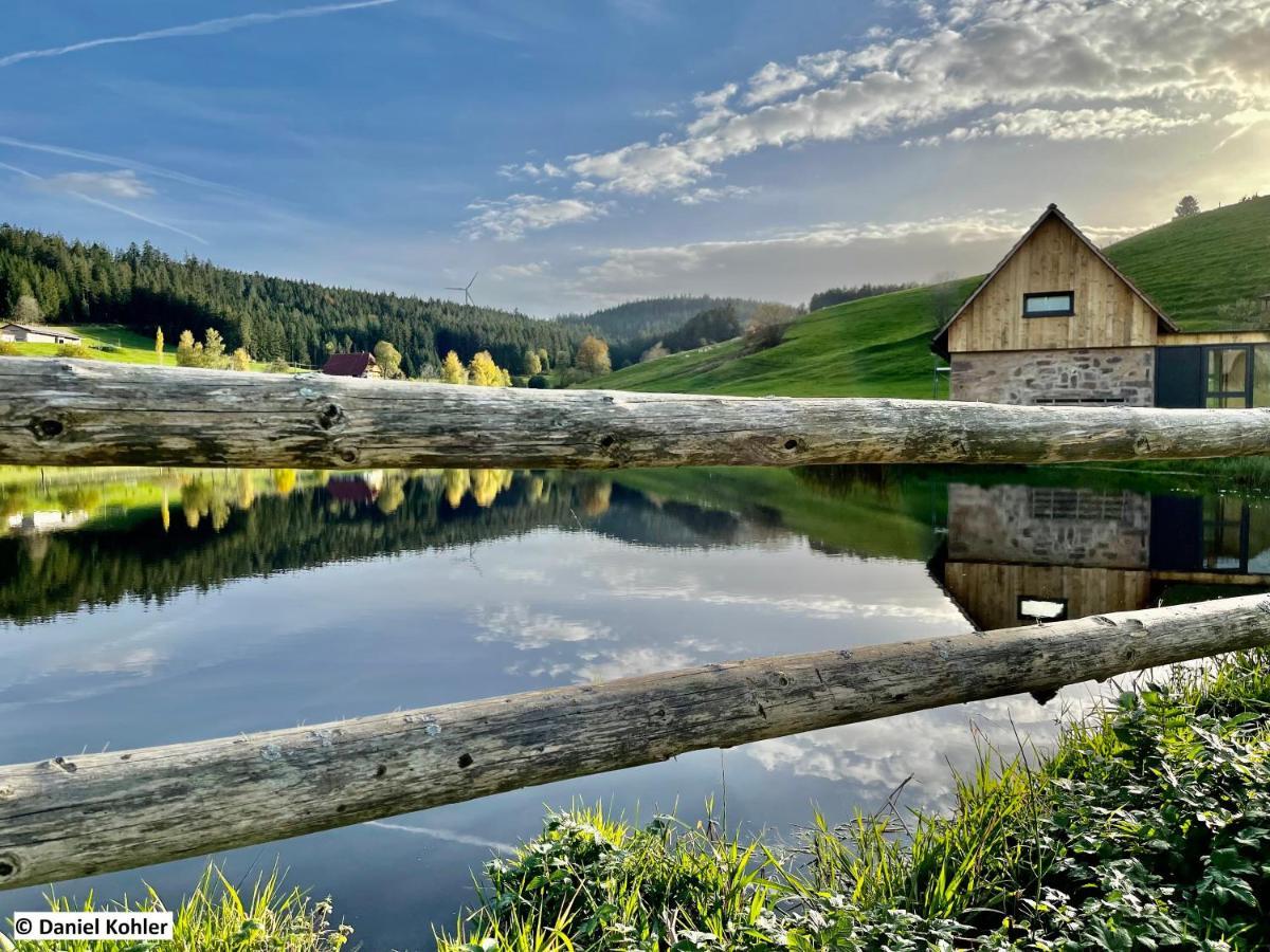 Вілла Ferienhaus Im Schwarzwald Am See "Backhaeusle" Горнберґ Екстер'єр фото